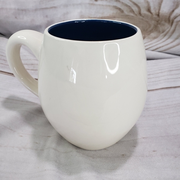 Rae Dunn Artisan Collection Rest Beach Chair Coffee Mug Diner Style Magenta #2 - Picture 5 of 6